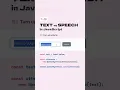 The WebSpeech API is a JavaScript API you can use in the client side to speak out any text
