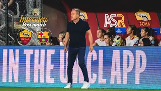 INTERVISTA PIOVANI | Post Match | Roma-Barcellona | Uefa Women's Champions League