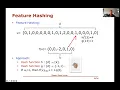 Machine Learning 50 Feature Hashing
