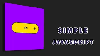 Simple Counter APP JavaScript Project Tutorial For Beginner Step by Step
