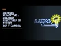 Crear funciones en Python def y lambda