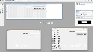 How To Make The Any Multiplication Table in VB 6 0