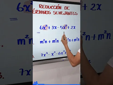 Reducción de términos semejantes | Ejemplo 3