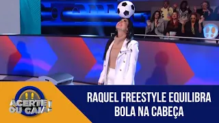 raquel freestyle equilibra bola na cabe a ao cair direto no buraco ap s enfrentar carolina ferraz