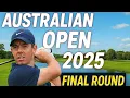 CROWN Australian Open 2025 Golf LIVE – Final Round 4  |leadrboard  Drama at Royal Melbourne!