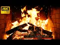 🔥 Open haard — warme gloed, smeulende kolen en houtvuursymfonie voor knusse kerst-och (Fireplace 4K)