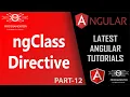 12 Angular ngClass Directive ngClass Directive In Angular Angular Directives