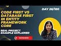 Day 20 100 Code First vs Database First in Entity Framework Core Real Project Example Explained