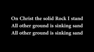 the solid rock from the hymns project lyric video 