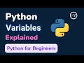 Python Variables Explained Python Tutorial For Beginners Python Full Tutorial HINDI -