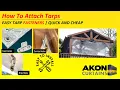 Tarp Fasteners Hang Your Tarp With This Hardware Quick and Easy Tarp Hangers