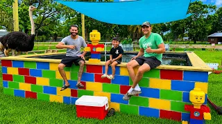 I Visited A BACKYARD LEGO POND!!! 