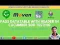 How To pass Datatables in Cucumber Automation Testing Cucumber Java Tutorial StudySimple