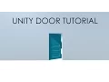 Unity Doors Free - A Powerful Door Script