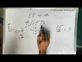 15 DIVIDED BY 4 Learn to divide in Hindi Basic Math By Surendra Khilery