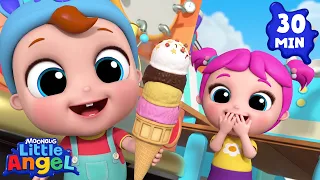 I Scream for Ice Cream!🍨 | Fun with Baby John! | Little Angel Nursery Rhymes & Kids Songs
