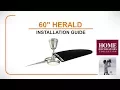 60 Herald Ceiling Fan Installation Guide