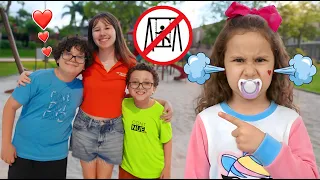 BEBÊ VALENTINA e as Regras de Conduta no Parquinho com os Novos Irmãos!