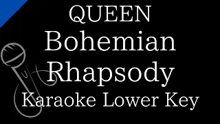  karaoke instrumental bohemian rhapsody queen lower key 