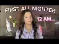 Download Lagu I vlogged my FIRST all-nighter! | I fell asleep.. |