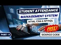 Student Attendance Management System in PHP MYSQL with Source Code 2024 Attendance Management System