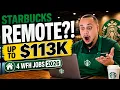 I Can t Believe Starbucks Is Hiring Remote 4 Work From Home Jobs Up To 113K 2026