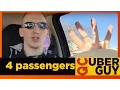 How many passengers can an Uber X driver take