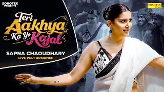 teri aakhya ka yo kajal sapna choudhary live performance sonotek studio opening hr song 2026