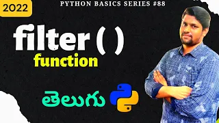 Python Filter Function In Telugu Filter Built-in Function In Python Python In Telugu