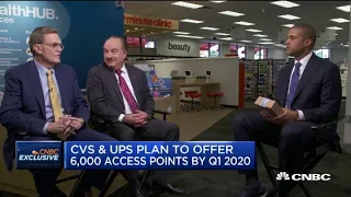 UPS David Abney and CVS Larry Merlo on UPS access point partnership