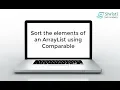 Java Programming - How to sort the elements of an ArrayList using Comparable