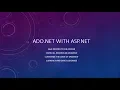 ASP NET database connection with SQL Server