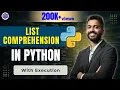 Lec-62 List Comprehension in Python with Execution Best Python Tutorials for Beginners