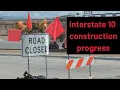 Interstate 10 widening project reaches halfway point