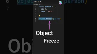 JavaScript Object freeze Make Read-Only Objects in Seconds