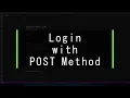 REST Api Login With POST Method - Flutter