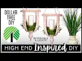 NEW DOLLAR TREE DIY HIGH END Inspired Decor Hanging Sconce Lighted Lantern 2 Looks in 1