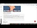 0x00 Python - Hello World 200 COMPLETE
