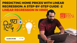 Machine Learning Tutorial Python - 2 Linear Regression Single Variable In Hindi with notes