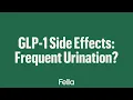 Does GLP-1 make you pee a lot Urinary changes explained