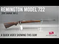 5 Remington Model 722 300 Savage Rifle - A Quick in our Photo Booth
