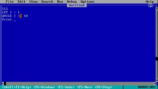 Qbasic Programming in Hindi While Wend Loop IN QBASIC PART 16