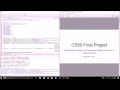 CS50 Final Project Analysis using R