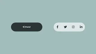 Animated Share Button Using Only HTML CSS