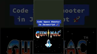 Code Space Shooter in Javascript in 1 minute