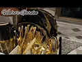 Black and Gold Plastic Plates - Disposable Black Gold Party Plates