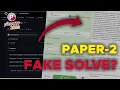 This picoCTF 2026 Paper-2 Solve is a Trap