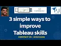 Tableau Tutorial How to improve Tableau Skills PJ Analytics