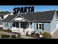 LUXURY Model Home Tour Modular Home Floor Plan Sparta 3 Bed 2 Bath 1825 Sq Ft