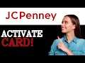 How To Activate Jcpenney Credit Card 2025
